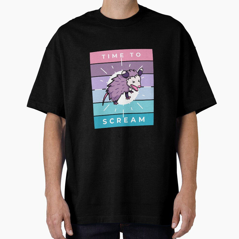 time to scream opossum! by Lindsey Sheets