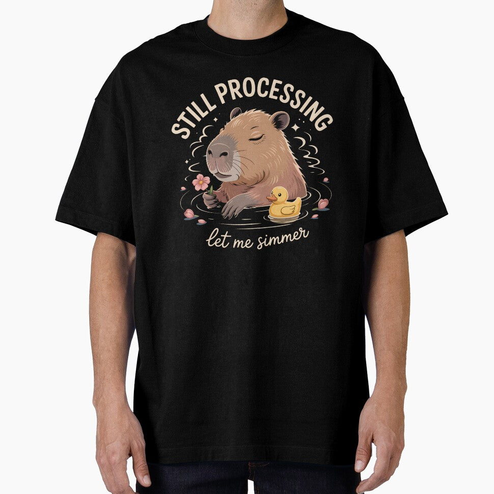 Cute Relaxed Capybara by Velvetwhim