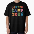 Cousin Camp 2026 Typography – Family Reunion  t-Shirt Design by PixelWaveBD