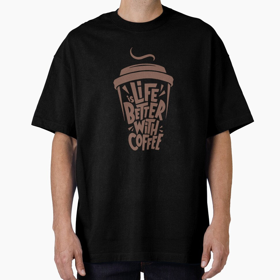 Life Is Better With Coffee - Coffee Cup Typography by redwolf92