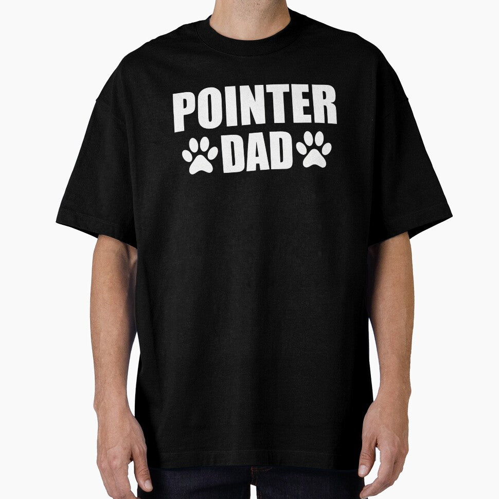 Pointer Dad Paw Print Dog Lover Pet Owner Gift by SoyLamderma