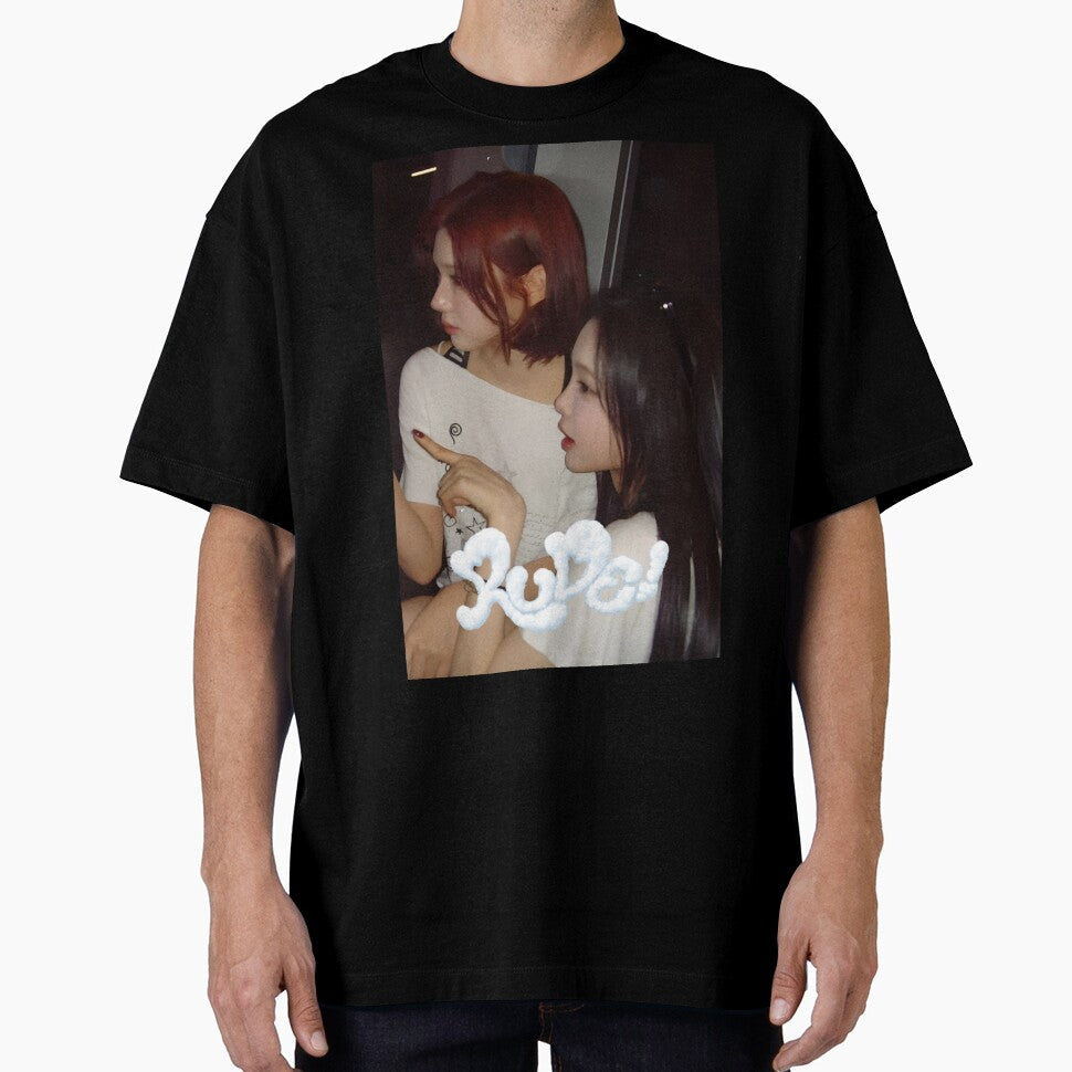 Hearts2Hearts Jiwoo and IAN Rude Collectible K-pop Fan Design by Valereekmerch