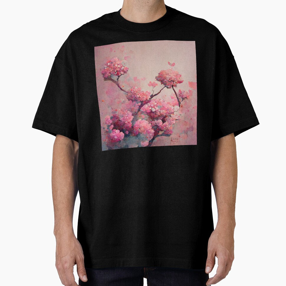 pink cotton branches by yayor
