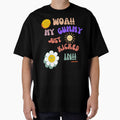 WOAH My Gummy Just Kicked In T-Shirt, Funny Graphic Tee, Cute Smiling Faces Shirt, by Crealityofit