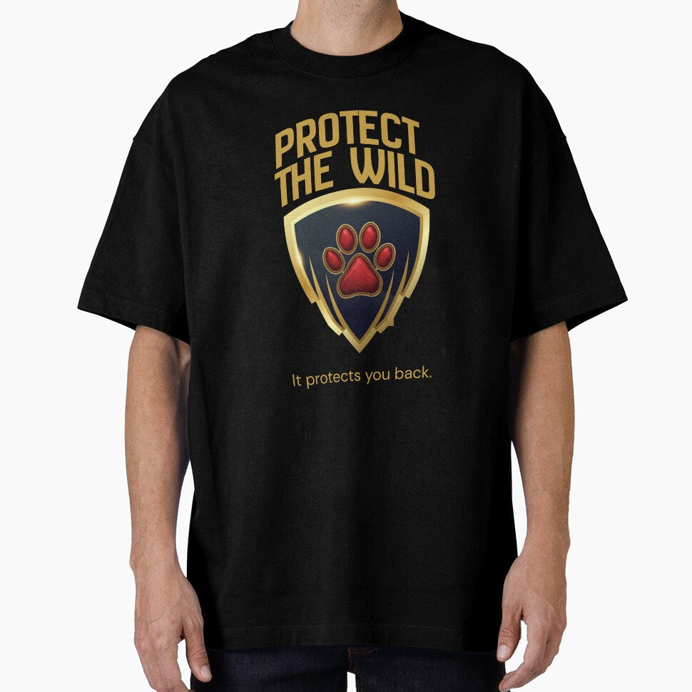 Protect the Wild Native American Shirt – Wildlife Conservation & Animal Rights Tee by Eyanosa Native Design