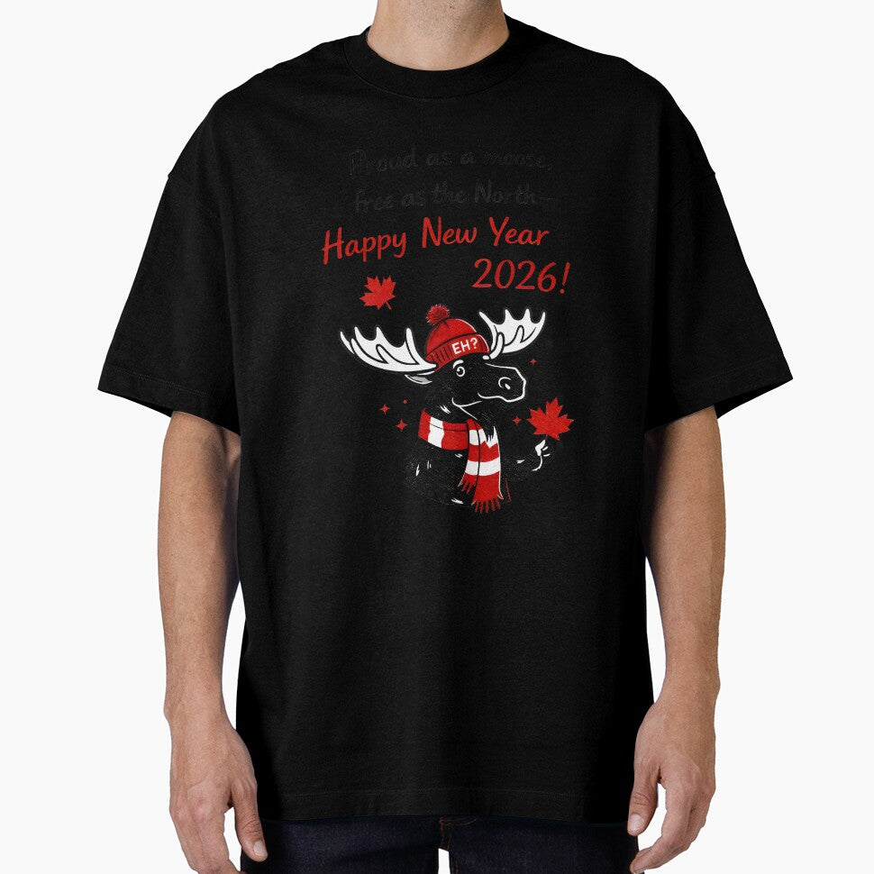 Canadian New Year Moose by HowToCanadian