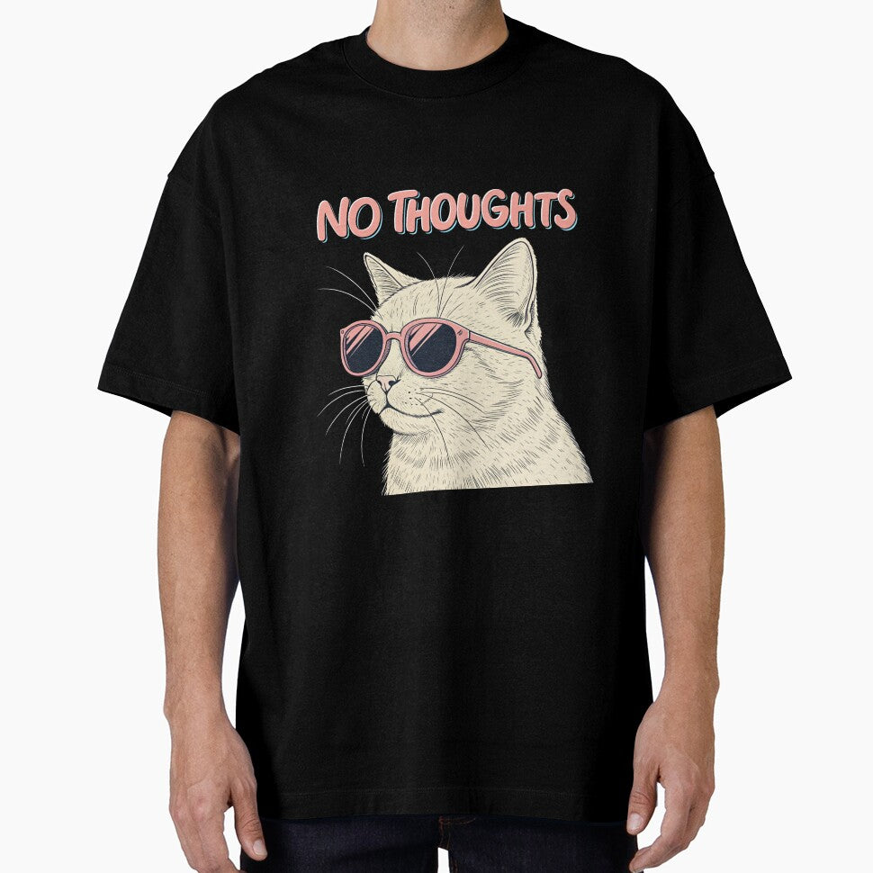 No Thoughts Cat – Head Empty, Vibes Only by Artiviose