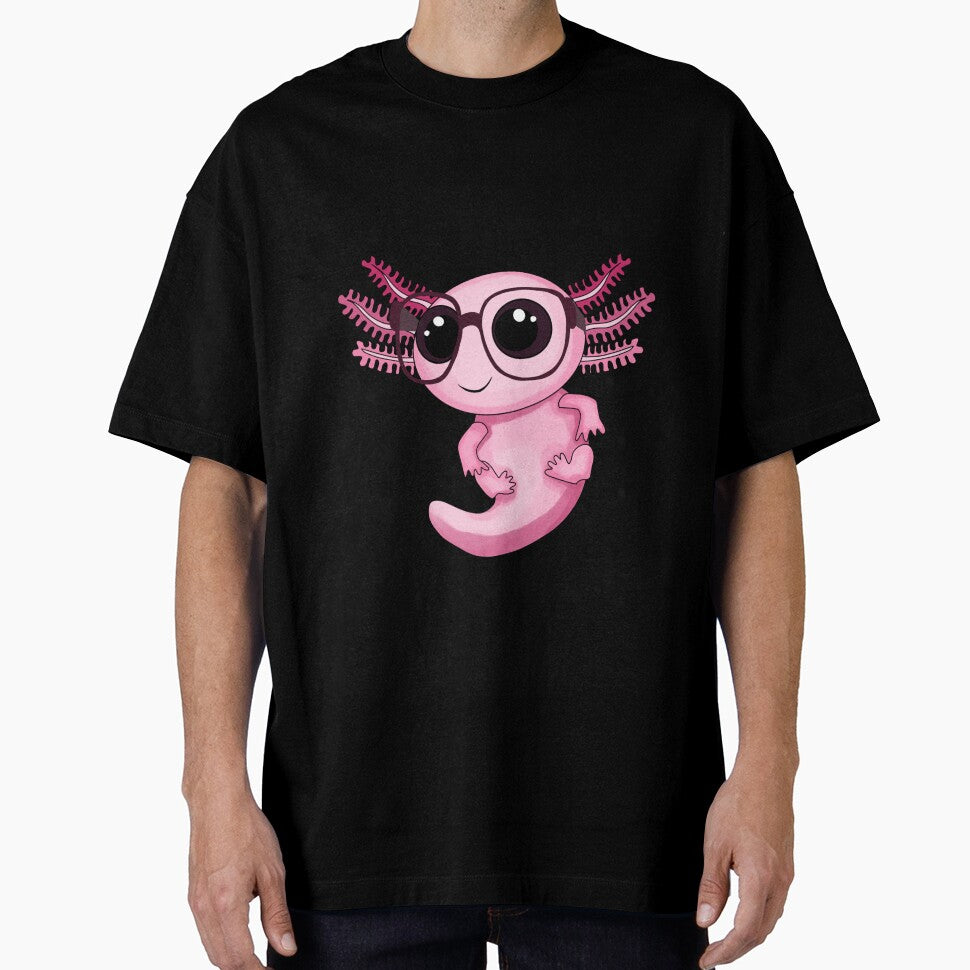 Nerdy Axolotl (Pink) by VivianRosalee