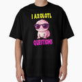 Cool Axolotl with Sunglasses Cartoon Art by RetroPop23