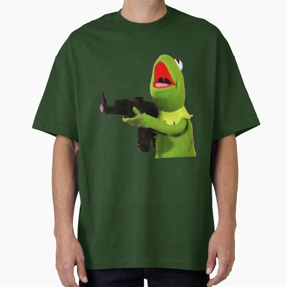Kermit The Frog With Gun by monkofyomom