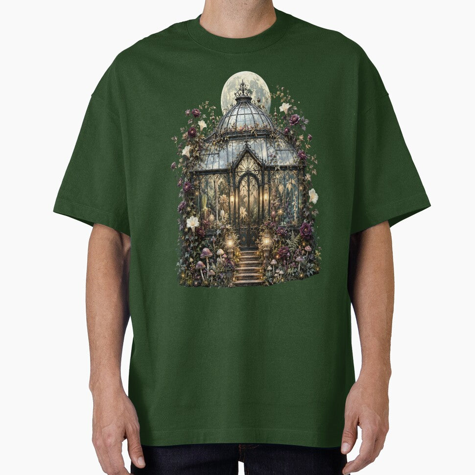 Magical Fairytale Greenhouse Roses Moonlight Garden by SasmitaStudioCo