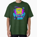 Neon Sad Sponge: VHS Vaporwave Memory by A E S T H E T A T A G