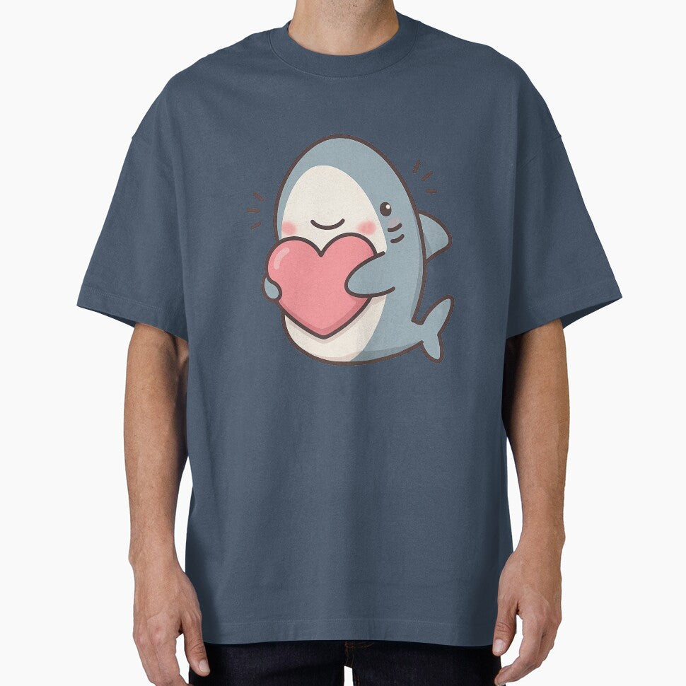 Cute Shark Heart by Zeiroa
