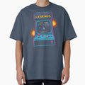 Arcade Legends Retro Gaming Art - Vintage Space Invaders Style Arcade Cabinet by Pattern-Parade