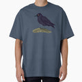 Richard the Raven: British Folklore Guardian (Black Raven on Gravestone) by Englandbear