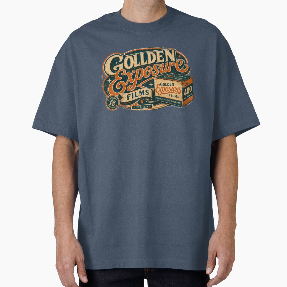 Golden Exposure Films Retro Film Brand Design by Golden Era Studio