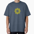 DAVID | Yellow  | Modern Geometric Kufi Calligraphy | From Name to Art by FOR YOUR NAME