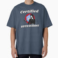 Certifited goth Baddie Funny Pattern/ t-shirts by Konvero