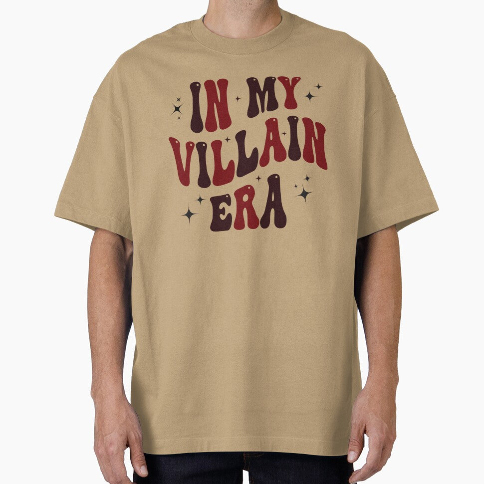 In My Villain Era, In My Villain Era shirt, Groovy Maroon Design by AryaSubramanian