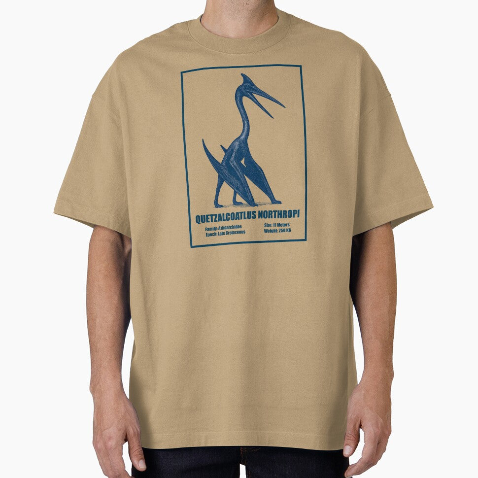 Quetzalcoatlus Northropi – Vintage Dinosaur Illustration by SlatoMato