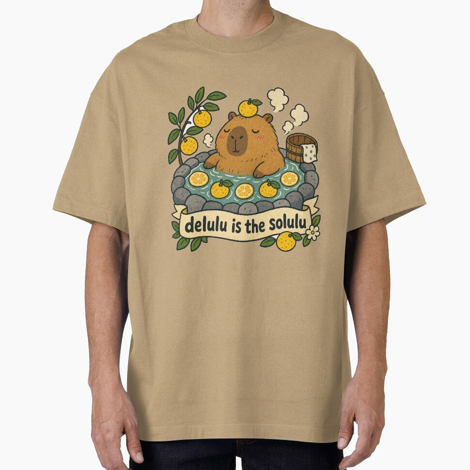 Delulu Is the Solulu Capybara by VisualArtsOasis