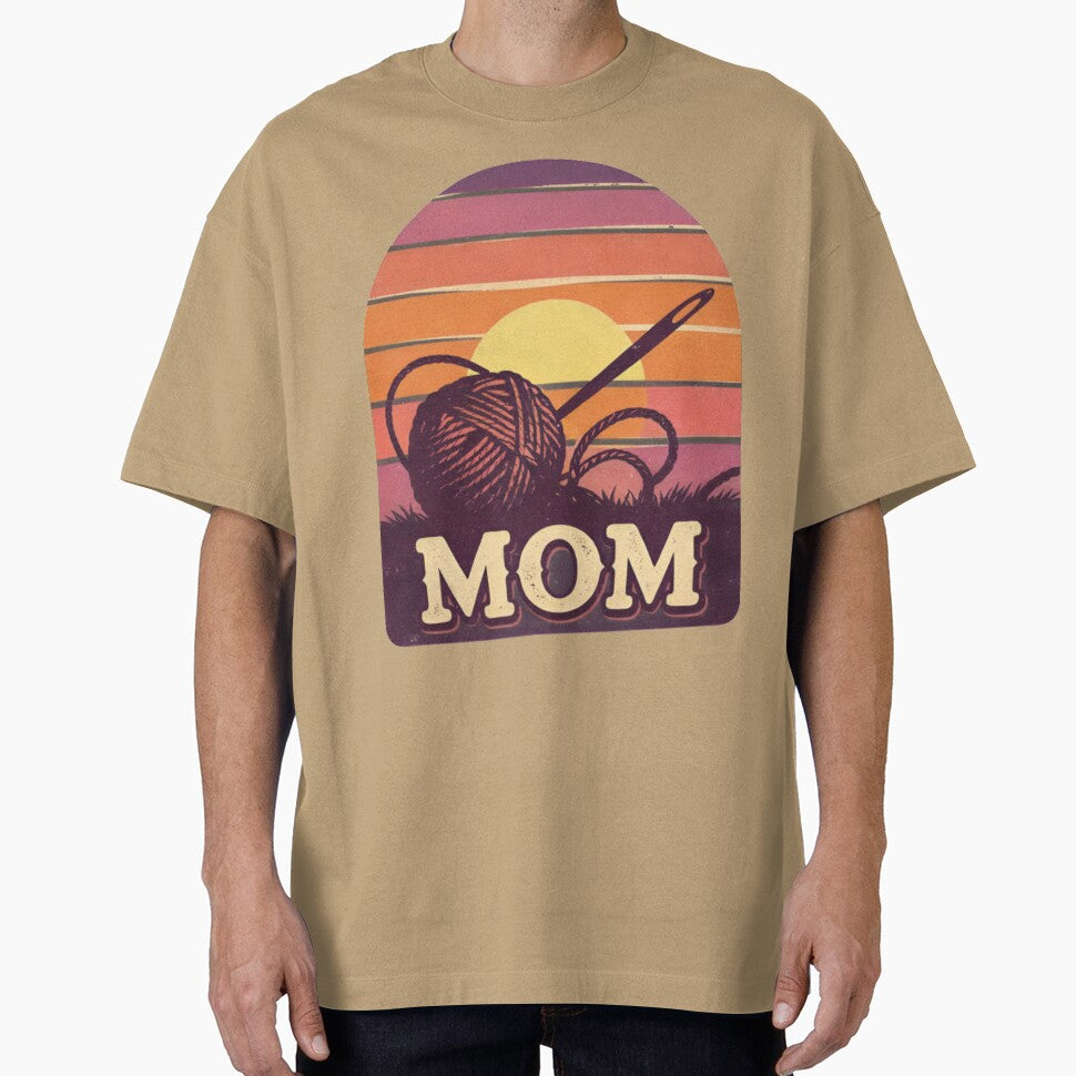 Vintage Sunset Yarn Art for Moms by Mindful56