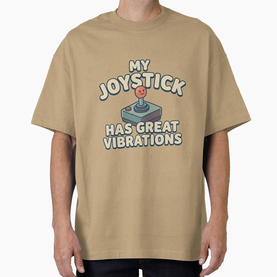 Retro Gaming My Joystick Has Great Vibrations Funny by Amir Faysal