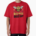 Bee Nice or Buzz Off Flower Design by Peter Stawicki