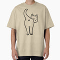 Hello Cat Butt Minimalist Line by Tobe Fonseca by Tobe Fonseca®