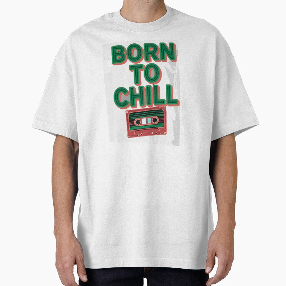 Born To Chill 80s Tee by Mystic & Celestial Art