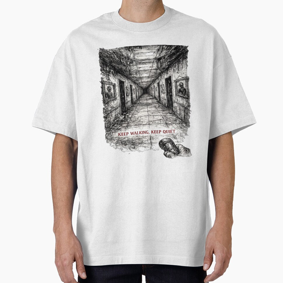 Liminal Hallway Analog Ink Art by CLOUTKULT