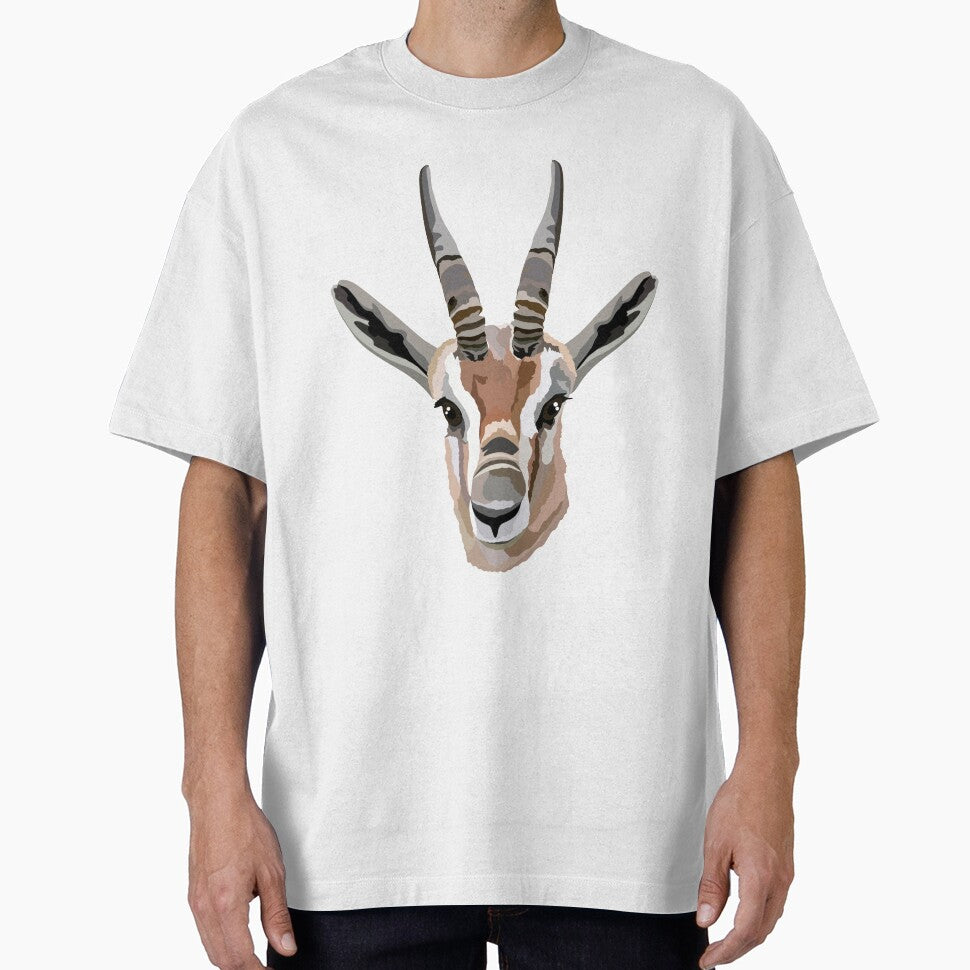 S is for Spekes Gazelle, Speke’s Gazelle Illustration – Rare African Antelope Wildlife Art by PrettylittlepastelUk