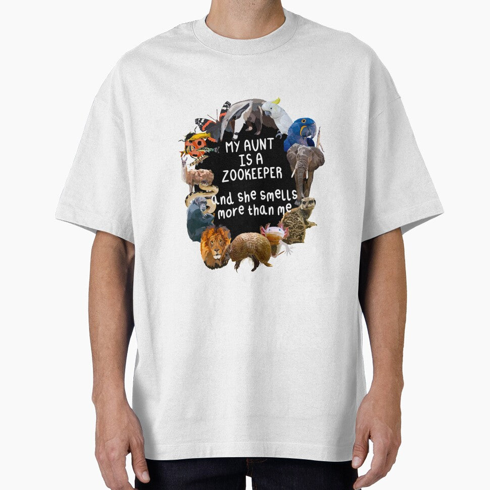 A is for Auntie Zookeeper,Auntie Zookeeper Design – Dedicated Wildlife Care and Passionate Animal Keeper Artwork by PrettylittlepastelUk