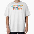 Everyone Deserves A Voice, SLP, Speech Language Pathology Gift by yass-art