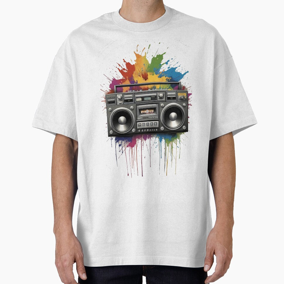 Retro Stereo Illustration Graffiti Style Artwork by Inished Productions