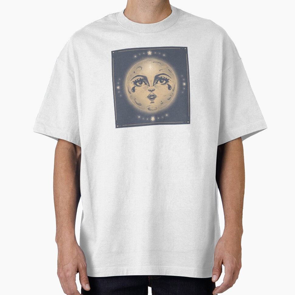 Vintage whimsigoth moon by mother.mother.ink
