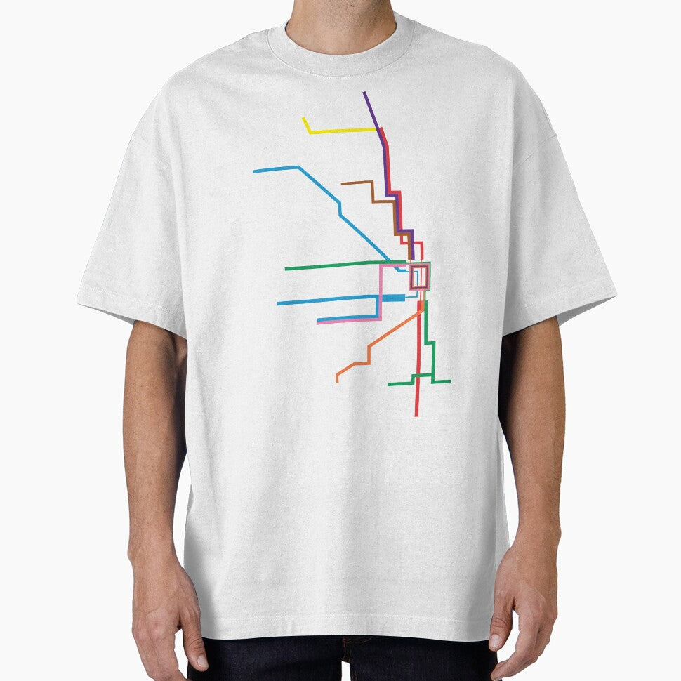 Chicago Transit Map by Ryan Ayres