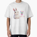 Soft Life Kawaii Bunny Floral Art by UUniqueIImprint