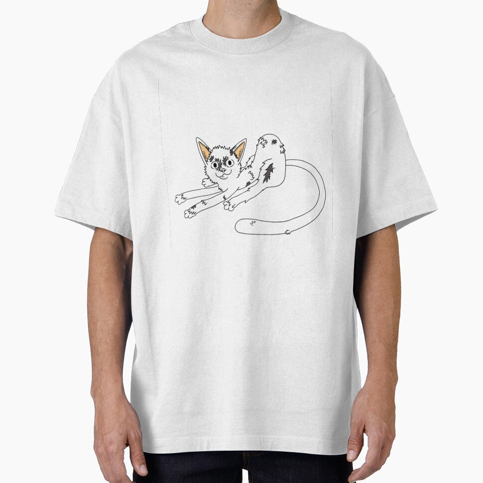 Scrappy White Kitten Long Tail Loaf by Salty-Dream