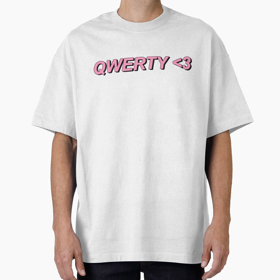 Qwerty <3 ( available as transparent sticker ) by AwkwardBadger