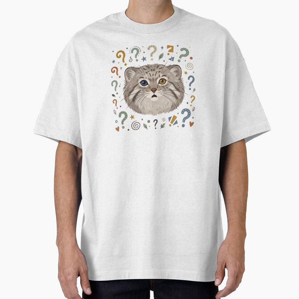 Pallas Cat (Manul) | Cute Floofy Wild Cat Meme Design by HelgaCraftery