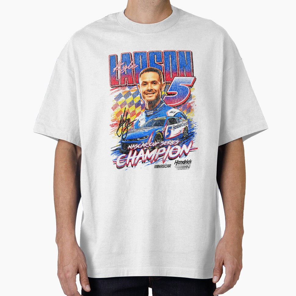 Hendrick Motorsports Kyle Larson Nascar Cup Series Champion Premium Tri-Blend by MichelleELawren