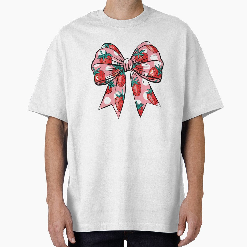 Cute strawberry bow by BrownHorse90s