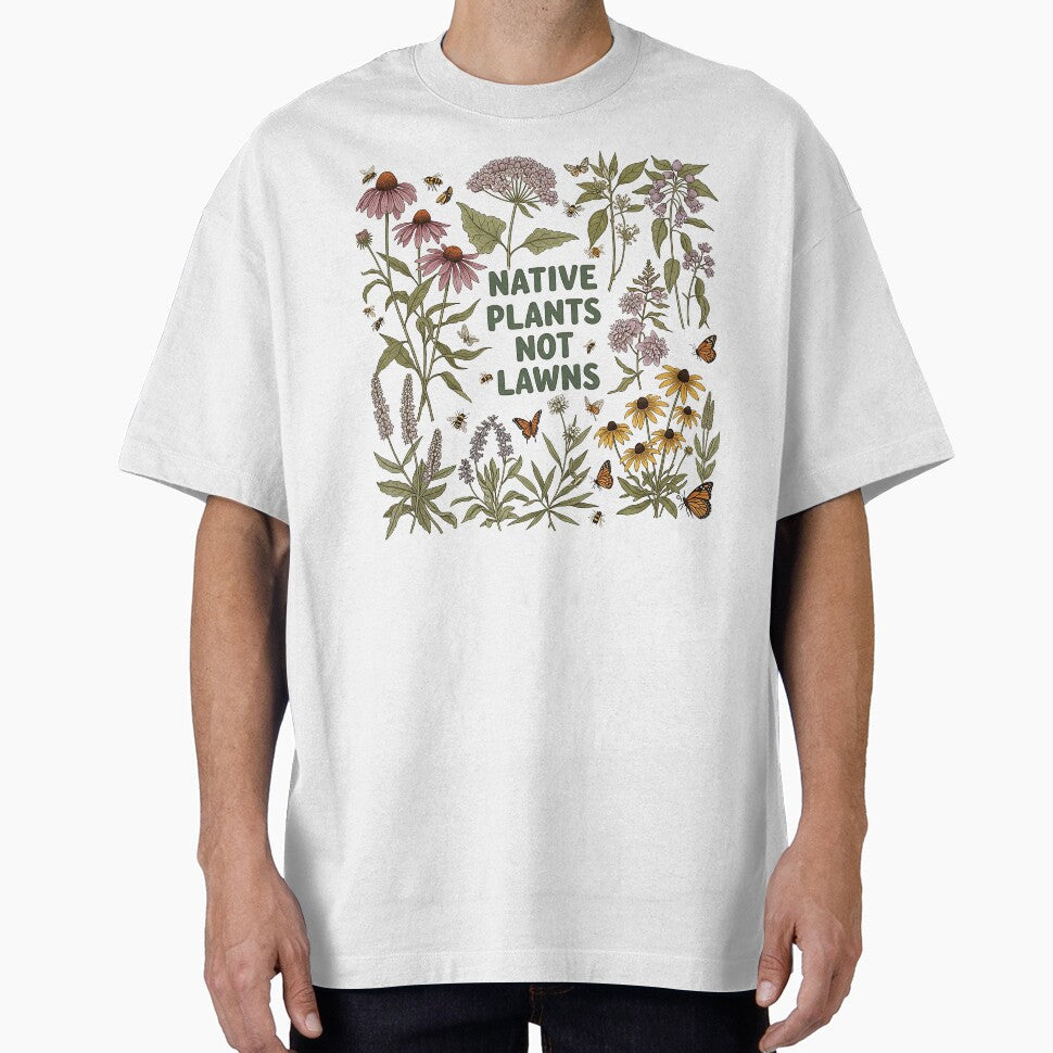 Vintage Botanical Native Plants Art | Native Plants Not Lawns by SholoStudio
