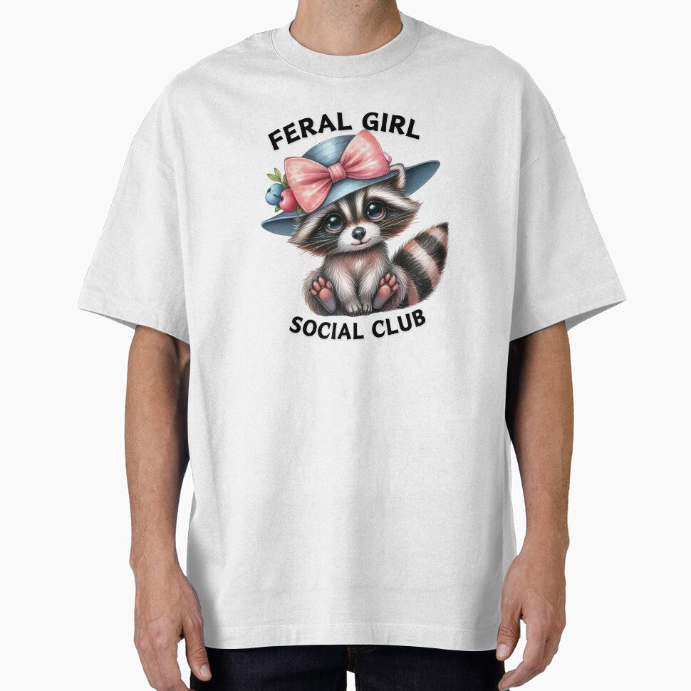 Feral Girl Social Club, Raccoon by deniz kaya