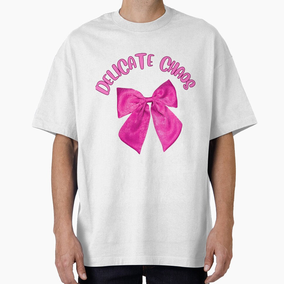 Delicate Chaos Hot Pink Bow by Overshared Studio