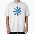 Cute Pixel Snowflake Icon in Icy Blue Palette by BankMano