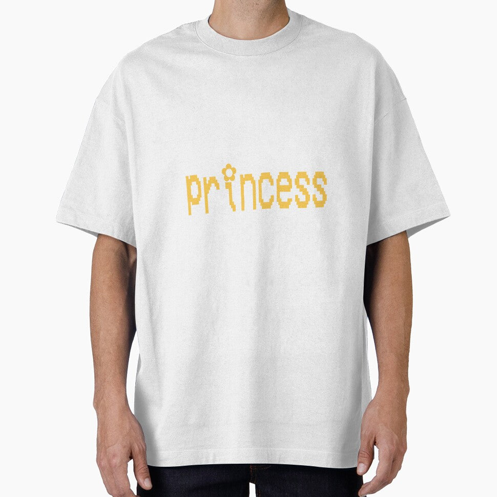 y2k orange video game "princess" text by stickersbyro ☆
