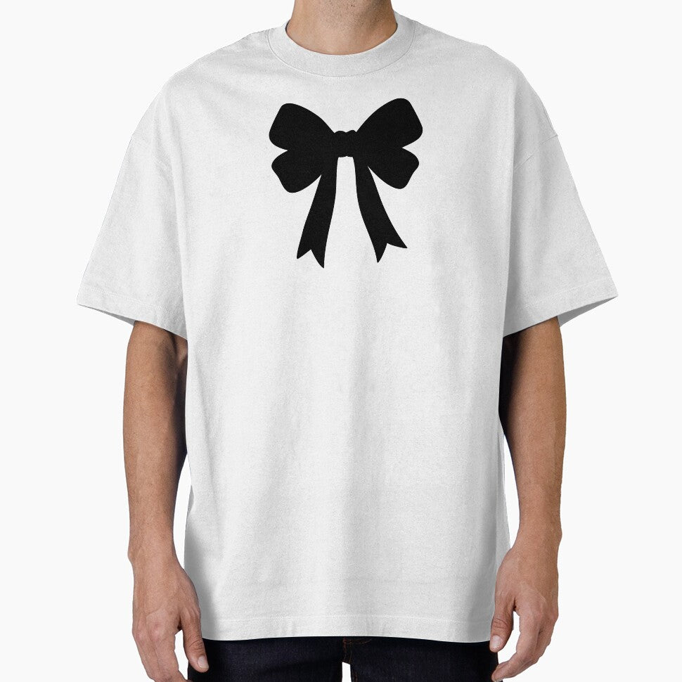 Black Coquette Bow | Elegant Minimalist Ribbon | Aesthetic Bow Illustration by Rush2Buy