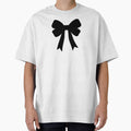 Black Coquette Bow | Elegant Minimalist Ribbon | Aesthetic Bow Illustration by Rush2Buy